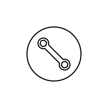 Araçlar simgesi tasarım şablonu vektör izole