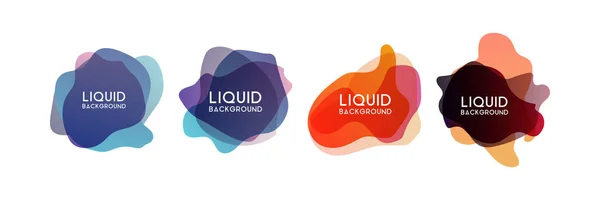 Colorful fluid gradient with abstract shapes Vector Graphics