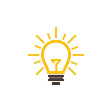 Fikir grafik tasarım şablonu vektör çizim