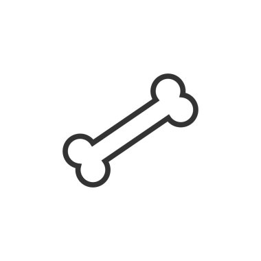 Kemik simgesi tasarım şablonu vektör izole