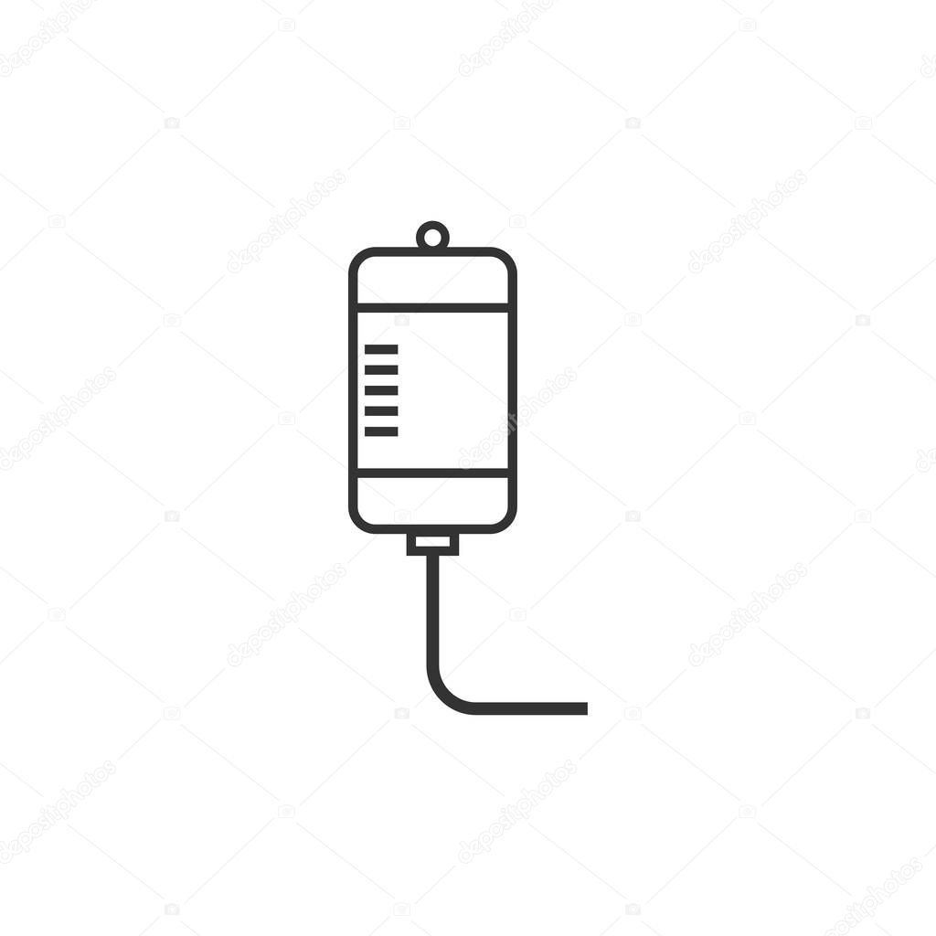 Intravenous icon design template vector isolated