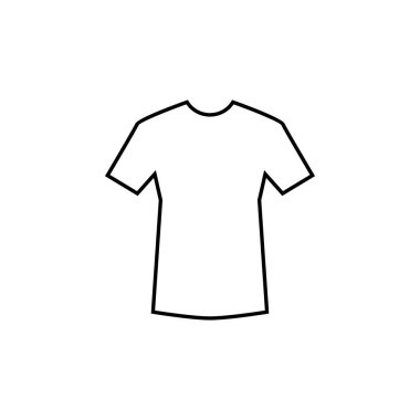 T gömlek simgesi tasarım şablonu vektör izole