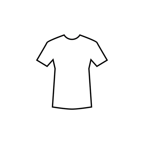 Modèle de conception icône T-shirt vecteur isolé — Image vectorielle