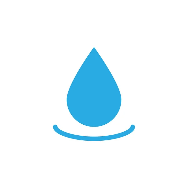 Wassertropfen Icon Design Template Vektor isoliert — Stockvektor