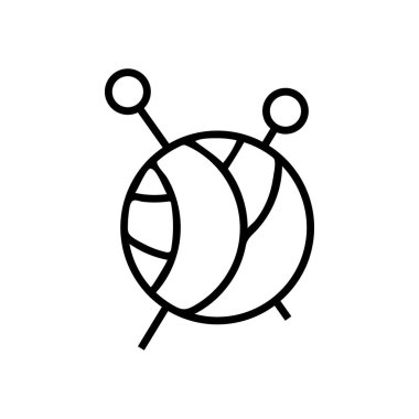 Simge tasarım şablonu vektör izole iş parçacığı