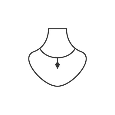 Kolye grafik tasarım şablonu vektör çizim