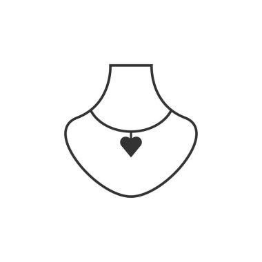 Kolye grafik tasarım şablonu vektör çizim