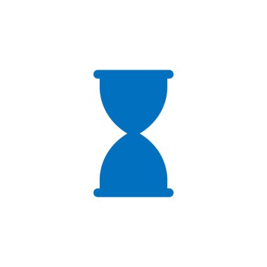 Kum saati grafik tasarım şablonu vektör izole