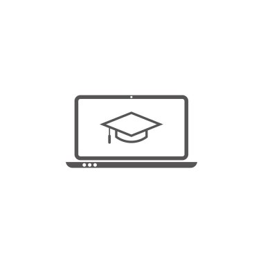 E grafik tasarım şablon vektör izole öğrenme