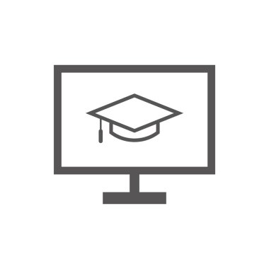 E grafik tasarım şablon vektör izole öğrenme