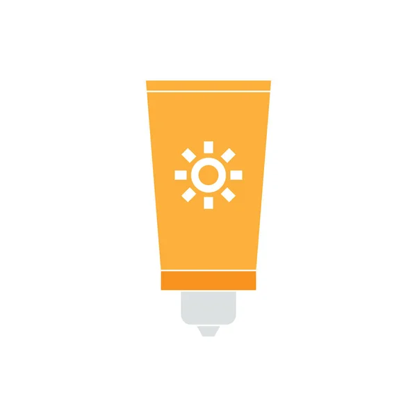 Plantilla de diseño gráfico Sunblock vector aislado — Vector de stock