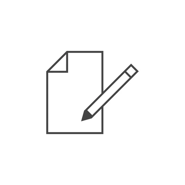 Copywriter Graphic Design template vector geïsoleerd — Stockvector