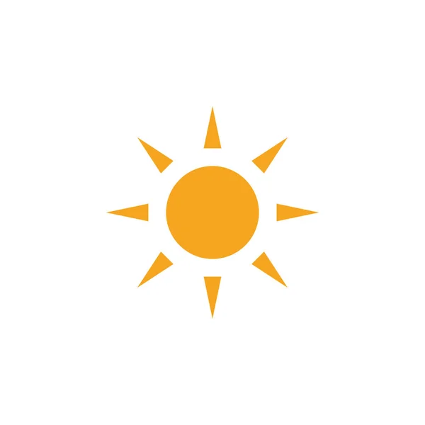 Sun clip art design vector isolated — Stock Vector