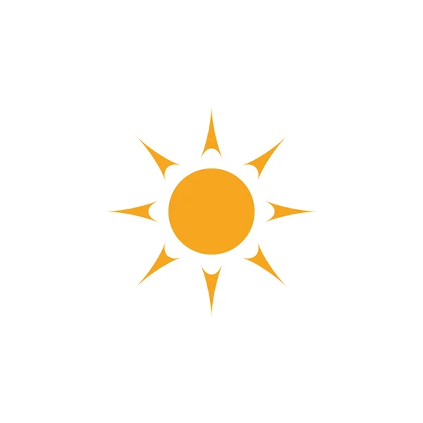 Sun clip art design vector isolated — Stock Vector