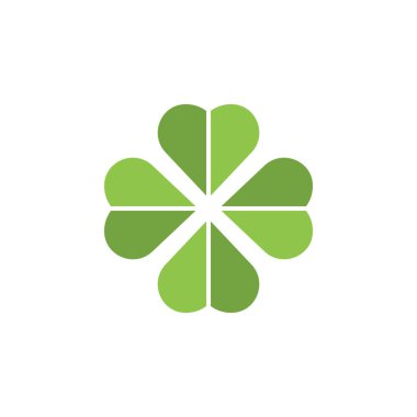 Yonca yaprak klip resim grafik tasarım şablonu