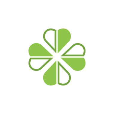 Yonca yaprak klip resim grafik tasarım şablonu