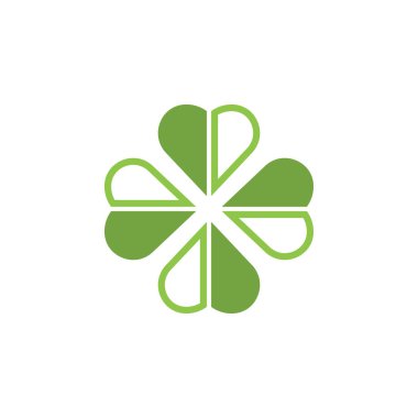 Yonca yaprak klip resim grafik tasarım şablonu