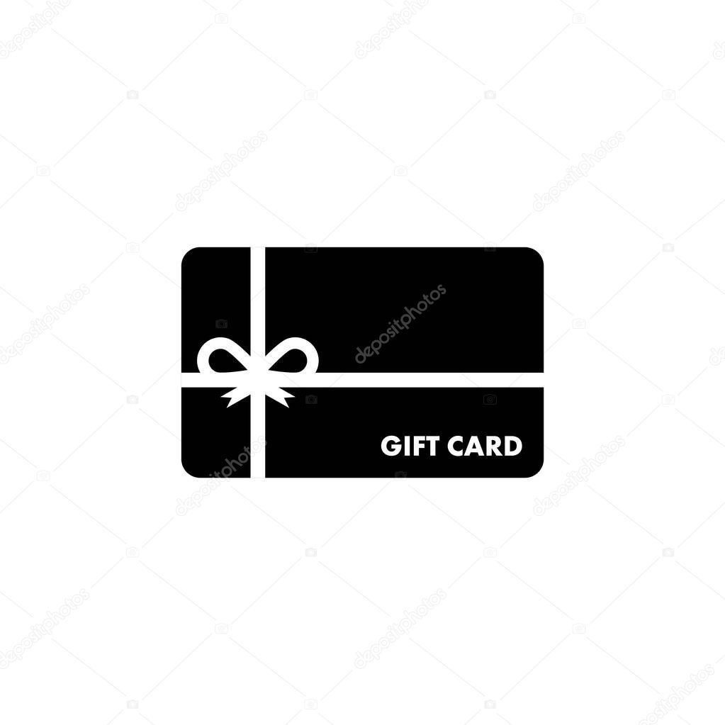 Gift card graphic design template vector isolated