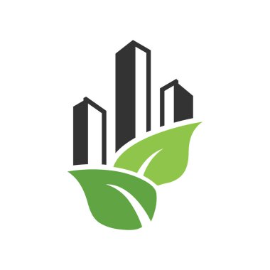 Gayrimenkul gökdelen grafik tasarım şablonu