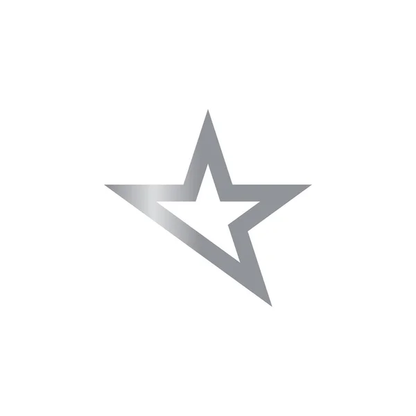 Plantilla de diseño gráfico logo estrella vector — Vector de stock