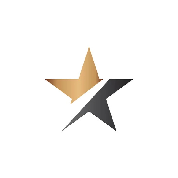 Stern Logo Grafik Design Vorlage Vektor — Stockvektor