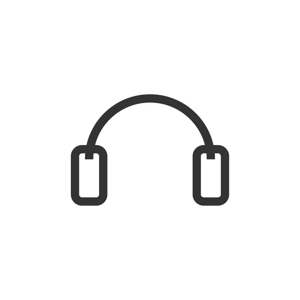 Headphone icon design template vector — 스톡 벡터