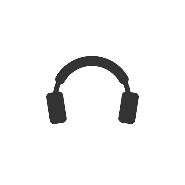 Headphone icon design template vector — 스톡 벡터