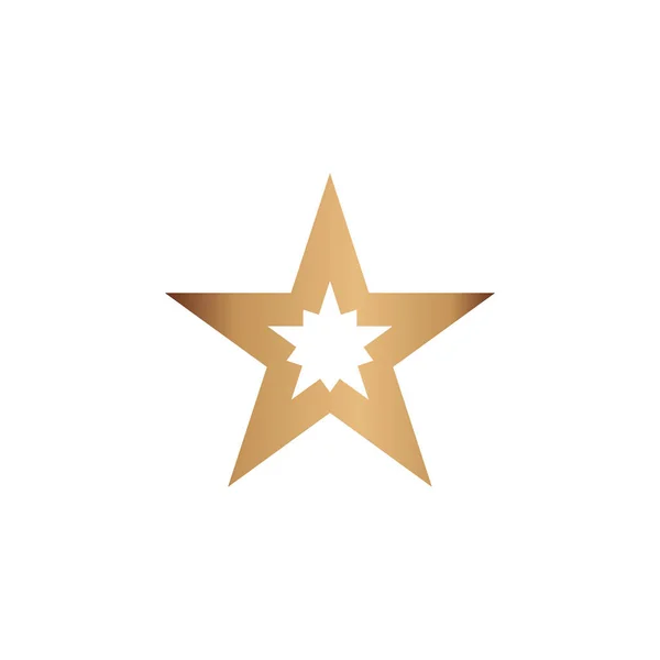 Вектор графического дизайна логотипа звезды — стоковый вектор