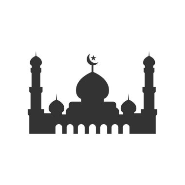 Cami siluetgrafik tasarım şablonu vektör