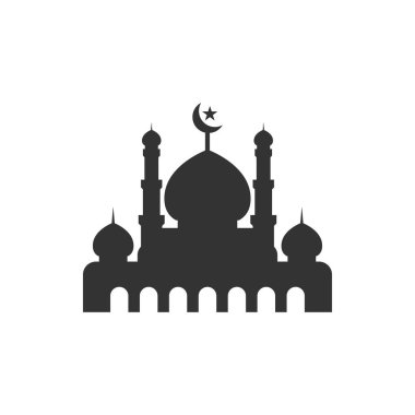 Cami siluetgrafik tasarım şablonu vektör