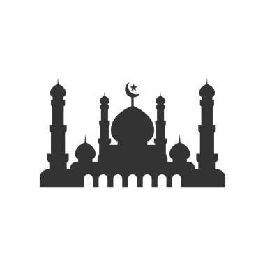Cami siluetgrafik tasarım şablonu vektör