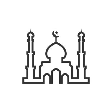 Cami siluetgrafik tasarım şablonu vektör