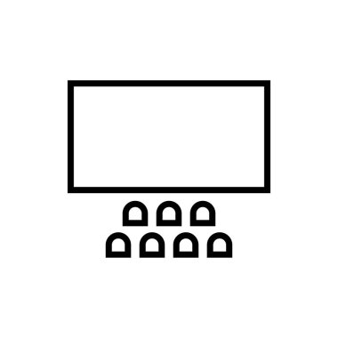Tiyatro film grafik tasarım şablonu vektör 