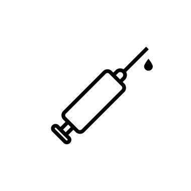 Enjeksiyon tıbbi grafik tasarım şablonvektör