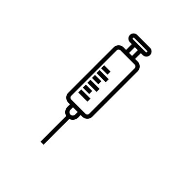 Enjeksiyon tıbbi grafik tasarım şablonvektör