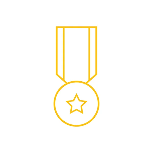 Medal graphic design template vector illustration — Wektor stockowy