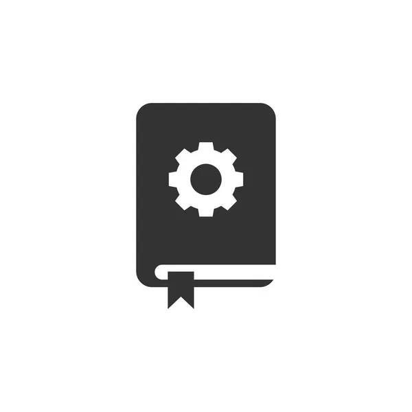 Guide book support icon grafik design template vektor — Stockvektor