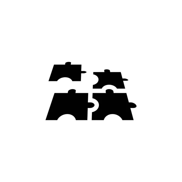 Puzzle icône modèle de conception graphique vecteur — Image vectorielle