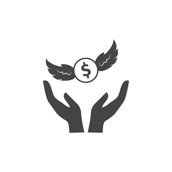 Ikona andělské investorka grafika návrhu grafické šablony — Stockový vektor