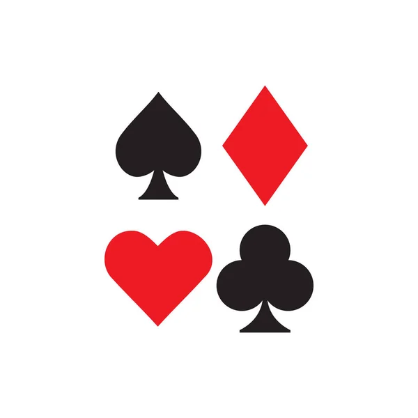 Poker pictograma grafic design șablon vector — Vector de stoc