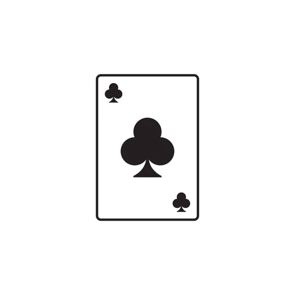Εικονίδιο πόκερ υπόδειγμα γραφικού σχεδιασμού εικονογράφηση — Διανυσματικό Αρχείο