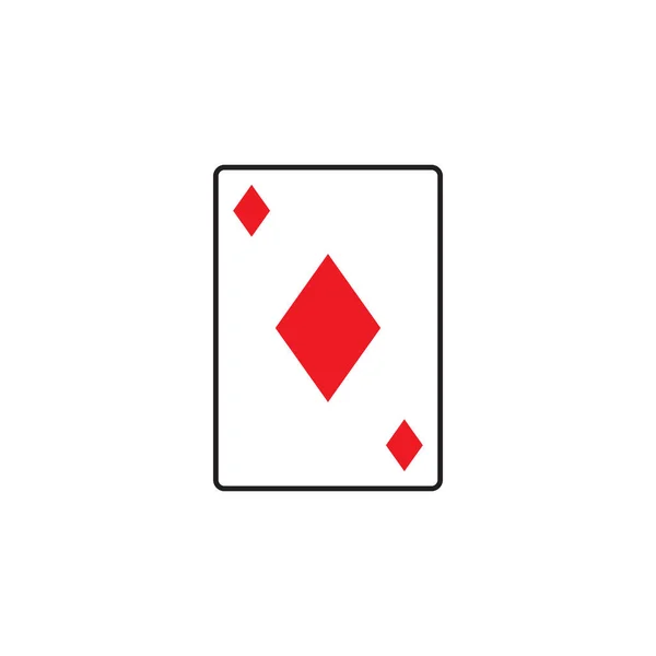 Poker-Symbol Grafik-Design-Vorlage Vektorillustration — Stockvektor