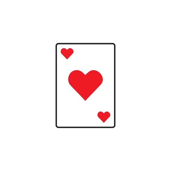 Poker-Symbol Grafik-Design-Vorlage Vektorillustration — Stockvektor