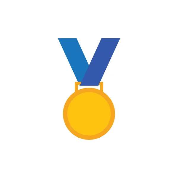 Medaille Symbol Design Vorlage Vektor Illustration isoliert — Stockvektor