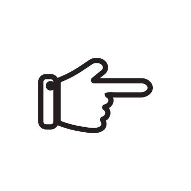 İşaretel hareketi simgesi grafik tasarım şablonu