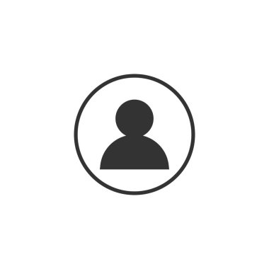 Kartvizit simgesi tasarım şablonu vektörü