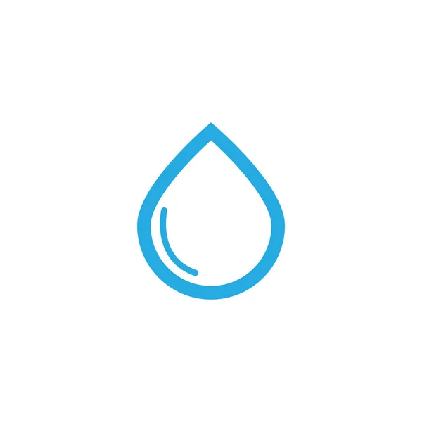 Wasser Tropfen Symbol Grafik Design Vorlage Vektor Illustration — Stockvektor