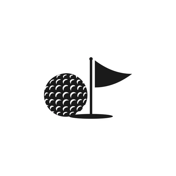 Golf Ikone Grafik Design Vorlage Vektor Illustration — Stockvektor