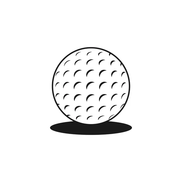 Icono de golf diseño gráfico plantilla vector ilustración — Archivo Imágenes Vectoriales