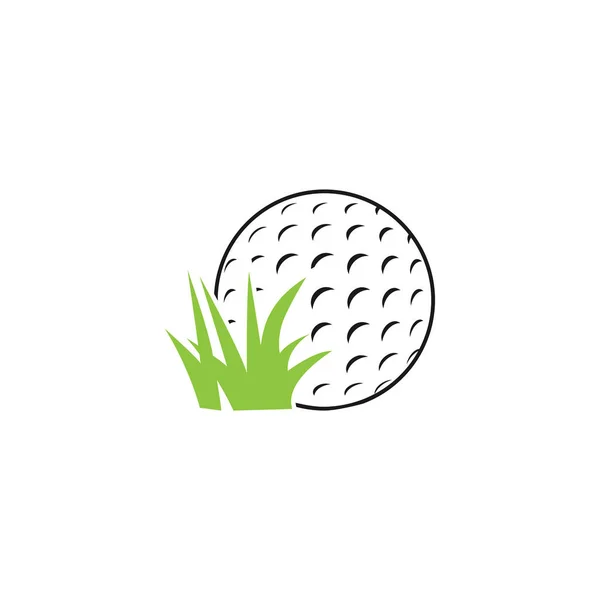 Golf Ikone Grafik Design Vorlage Vektor Illustration — Stockvektor